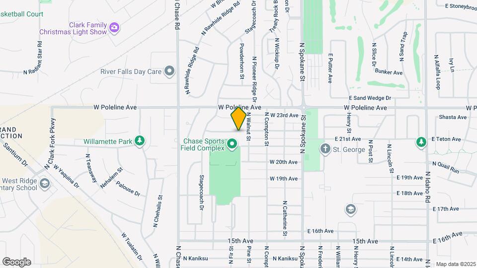 405 W 22nd Ave Map and Location Details
