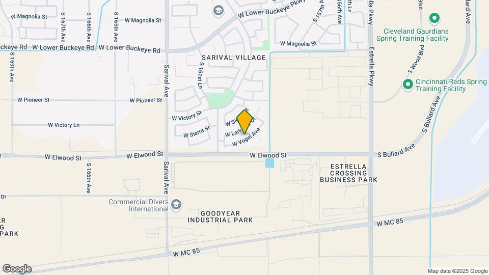 16008 W Vogel Ave Map and Location Details