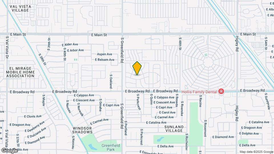 201 S Greenfield Rd Mapa y Detalles de la Ubicación