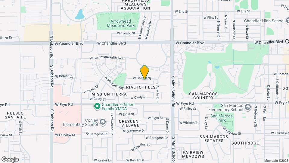 1220 W Butler Dr Map and Location Details