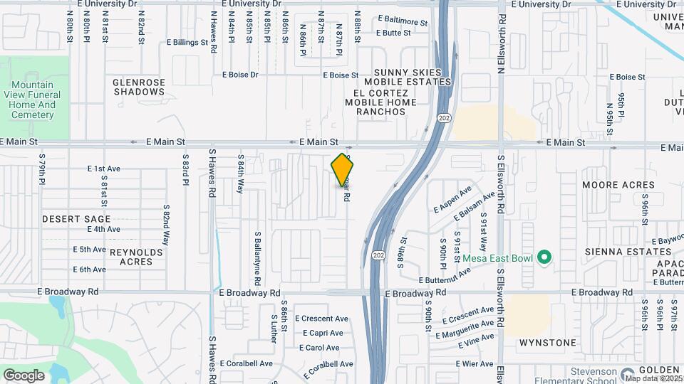106 S Glenmar Rd Mapa y Detalles de la Ubicación