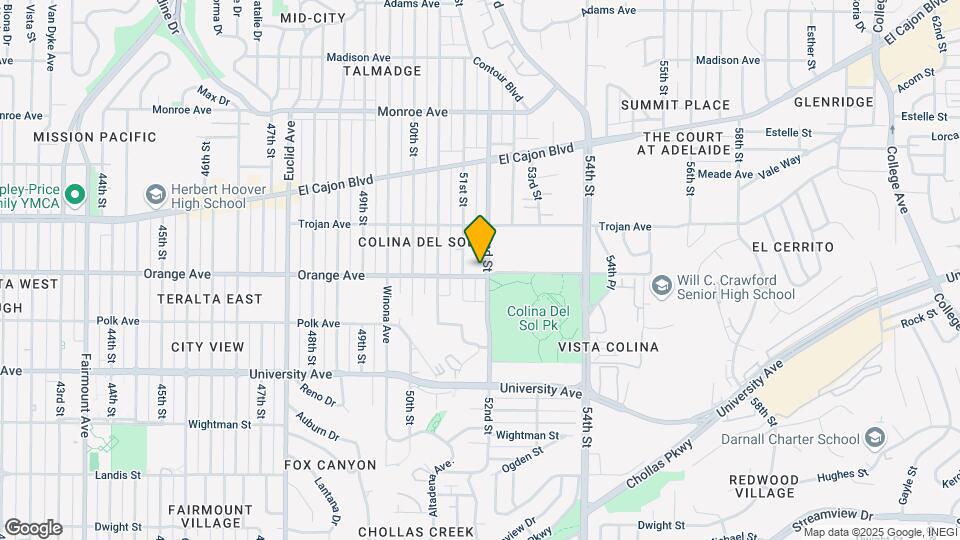 5170 Orange Ave Mapa y Detalles de la Ubicación