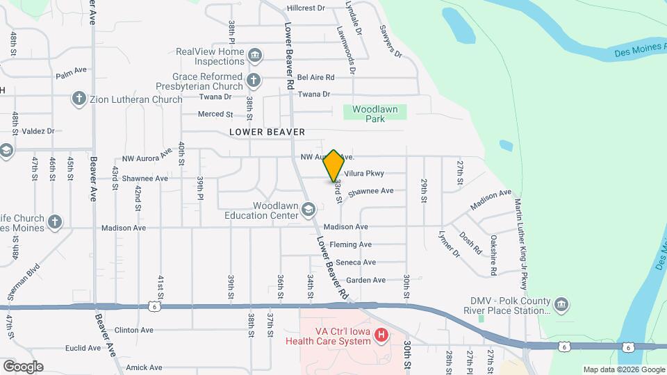 4046 33rd St Map and Location Details