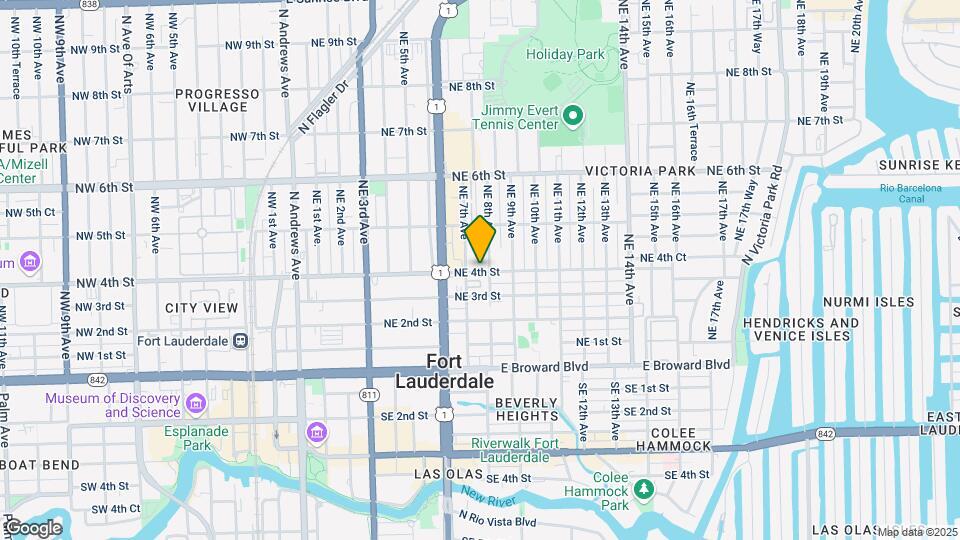 711 NE 4th St Map and Location Details