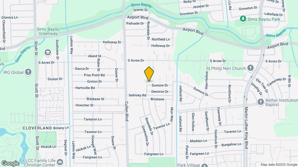 10915 Roandale Dr Map and Location Details