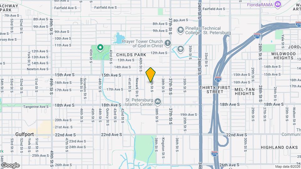 1615 39th St S Map and Location Details