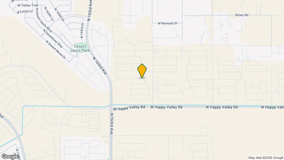 16009 W Smoketree Dr Map and Location Details