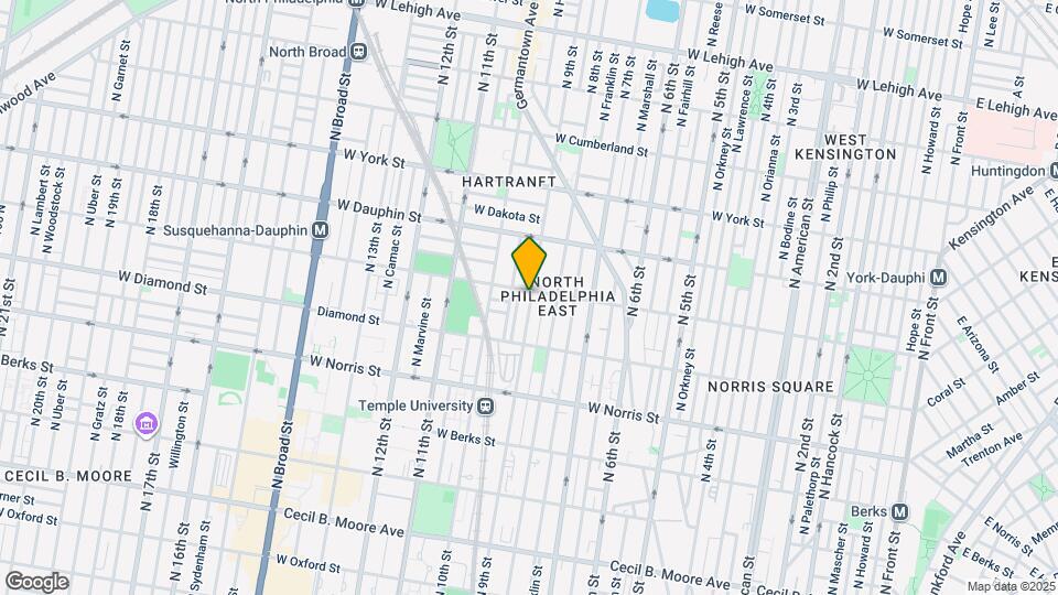 900 W Susquehanna Ave Map and Location Details