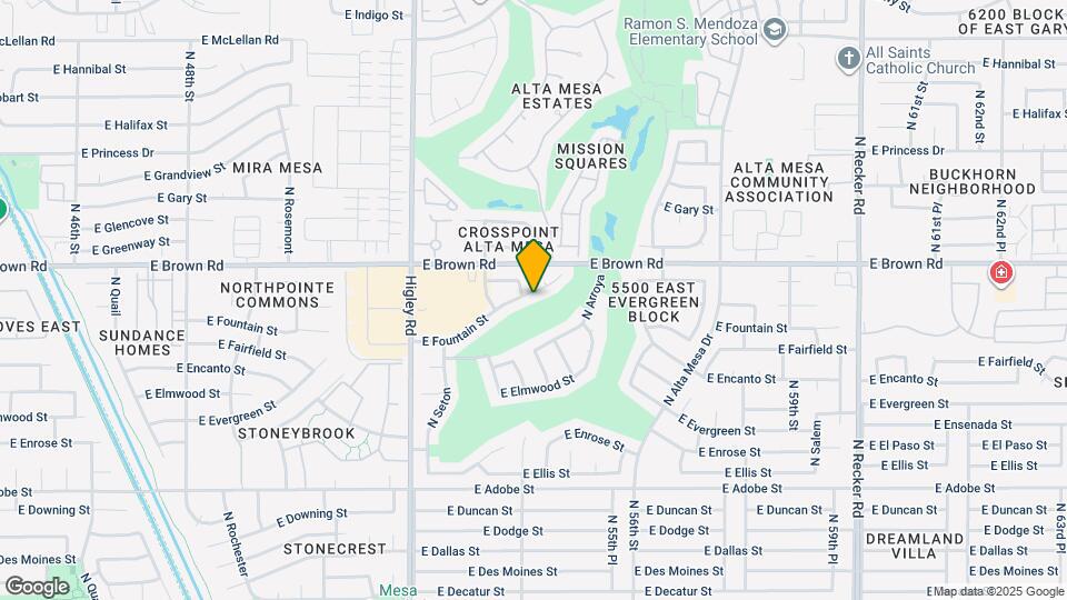 5407 E Fountain Cir Map and Location Details