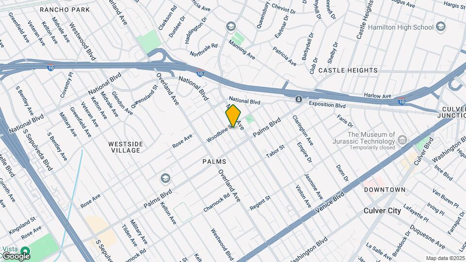 3414 Mentone Ave Mapa y Detalles de la Ubicación