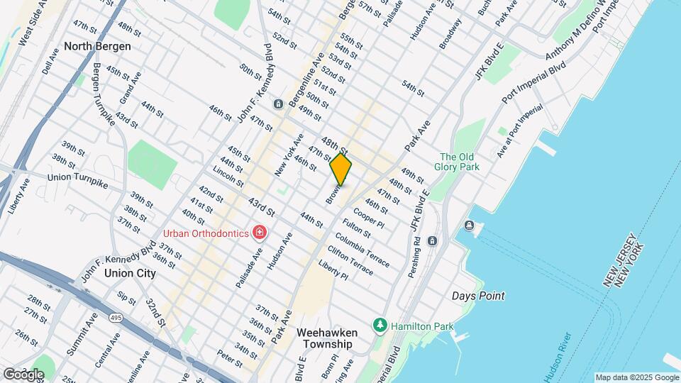 4528 Brown St Map and Location Details