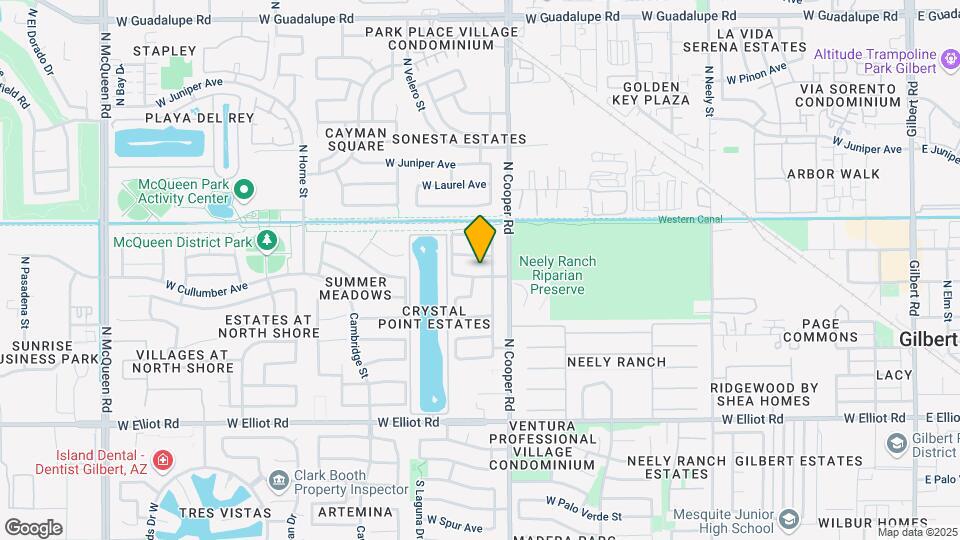 854 W Straford Ave Map and Location Details