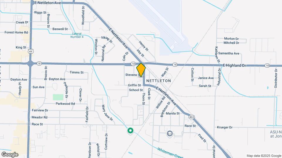 4607 E Nettleton Ave Mapa y Detalles de la Ubicación