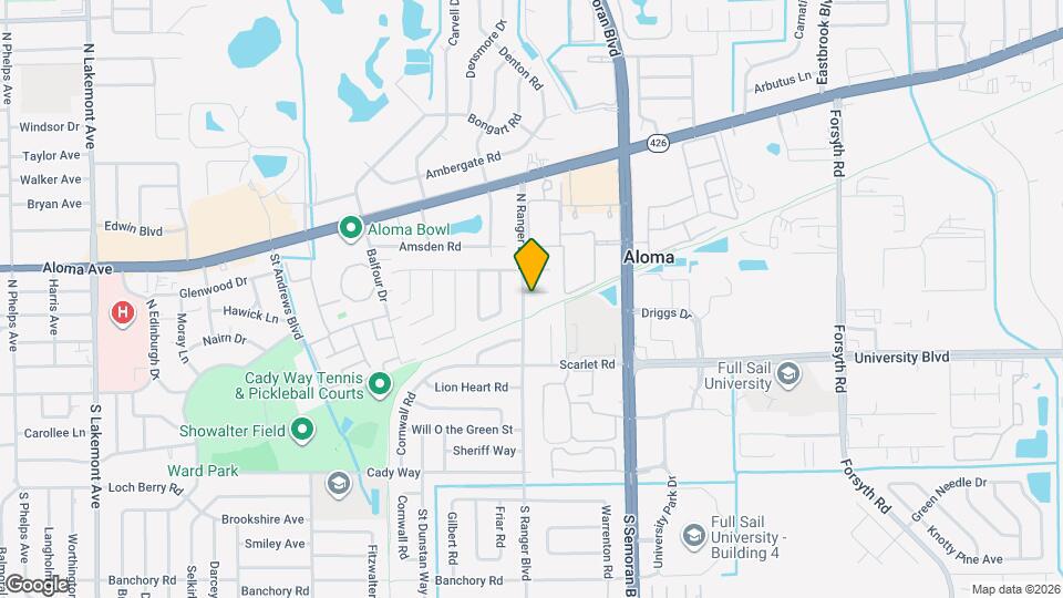 274 N Ranger Blvd Mapa y Detalles de la Ubicación