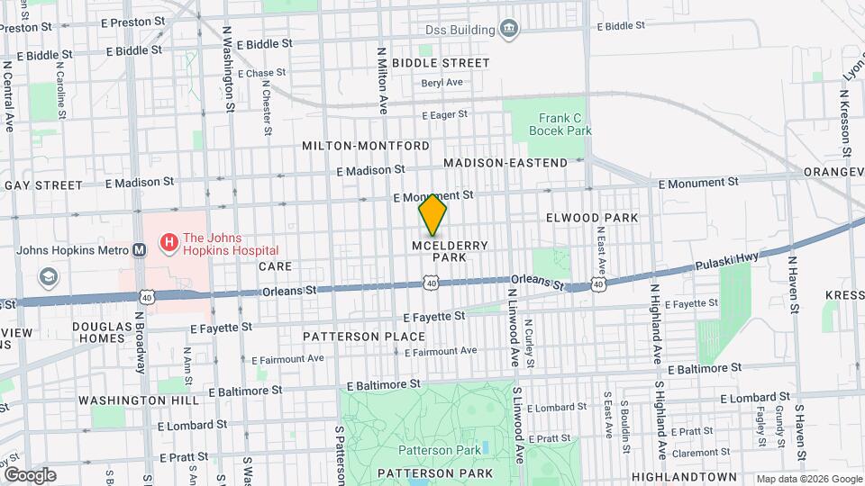 502 N Glover St Map and Location Details