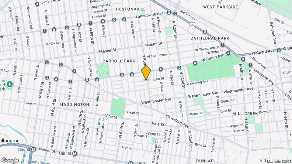 628 N 55th St Map and Location Details