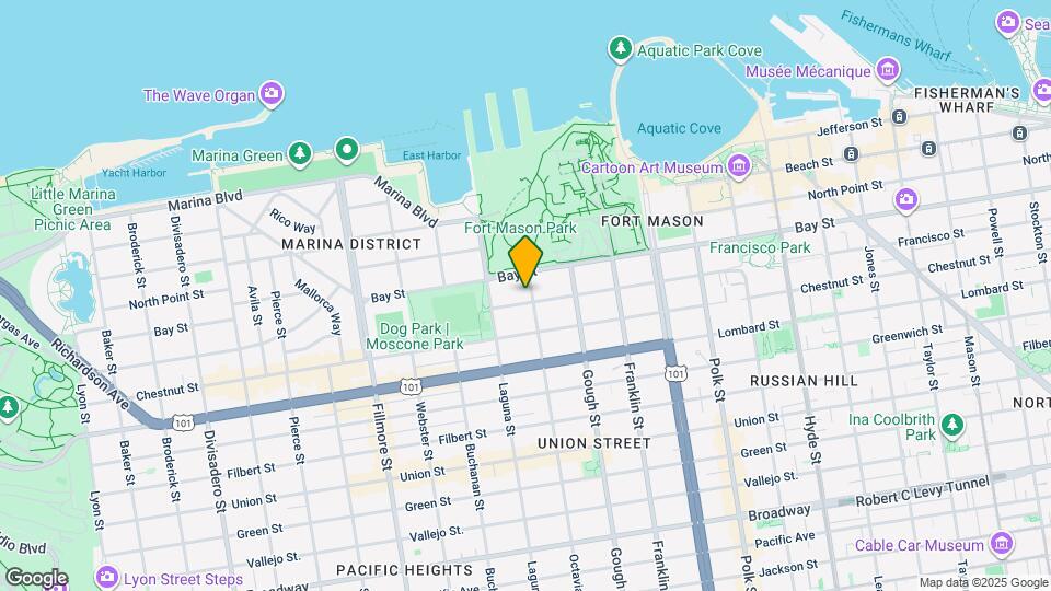 3315 Octavia St Mapa y Detalles de la Ubicación