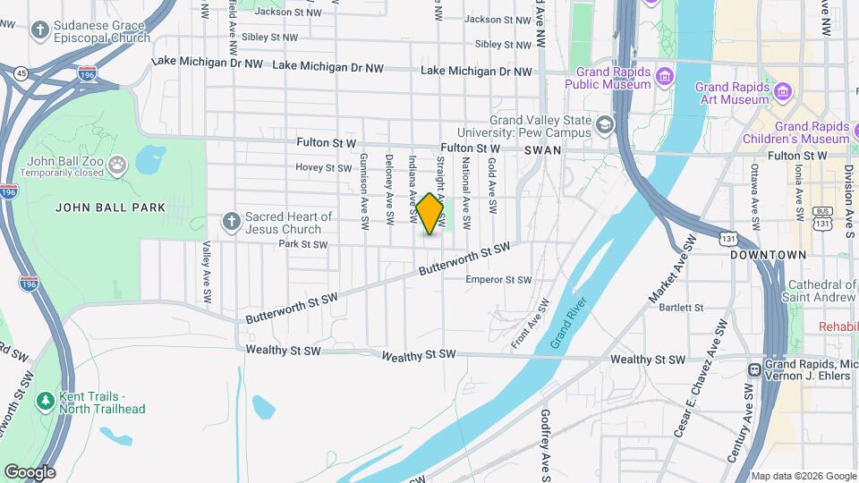 811 Park St SW Map and Location Details