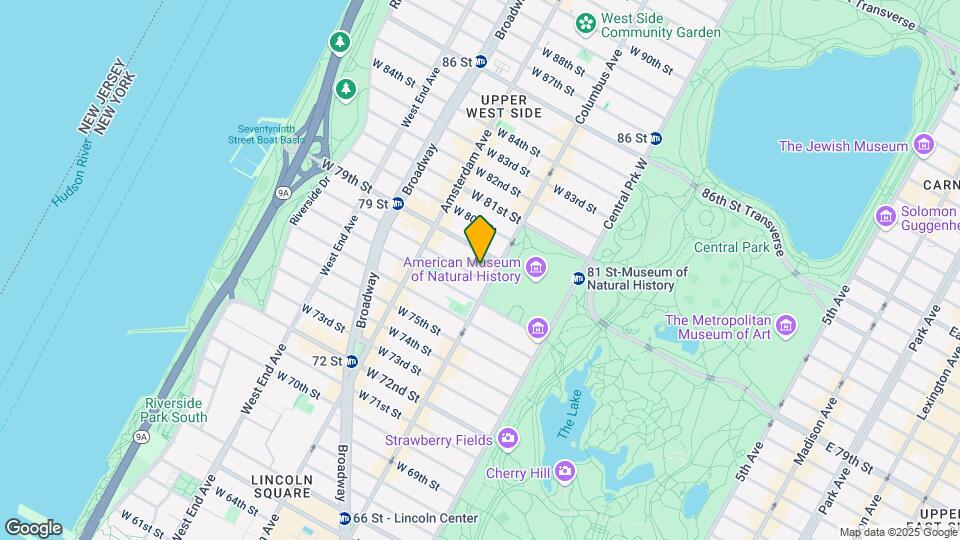 103-107 W 78th St Map and Location Details
