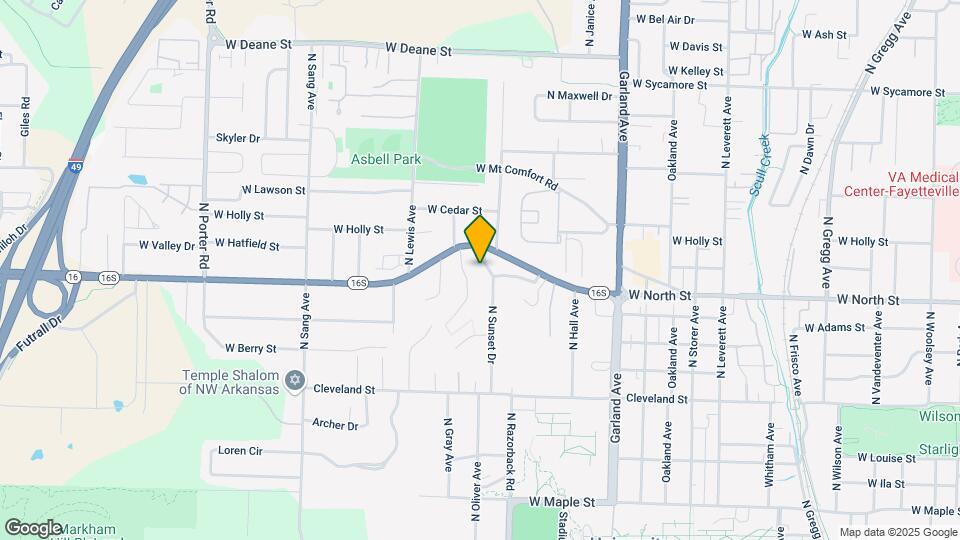 1139 N Sunset Dr Map and Location Details