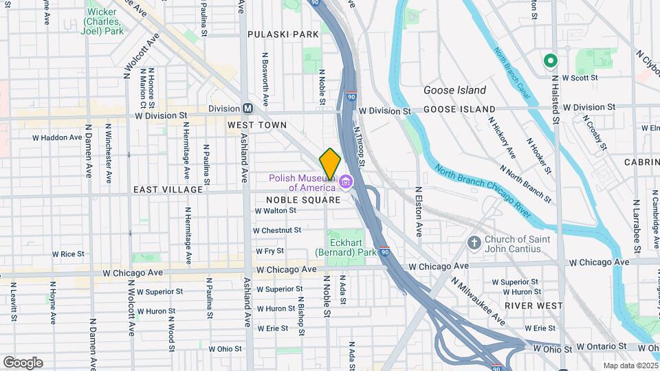 1350 W Augusta Blvd Map and Location Details