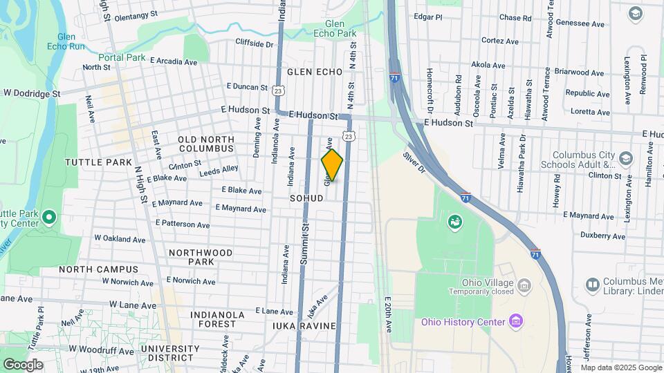 2366 Glenmawr Ave Map and Location Details