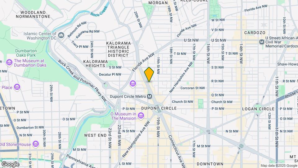 1635 Connecticut Ave NW Map and Location Details