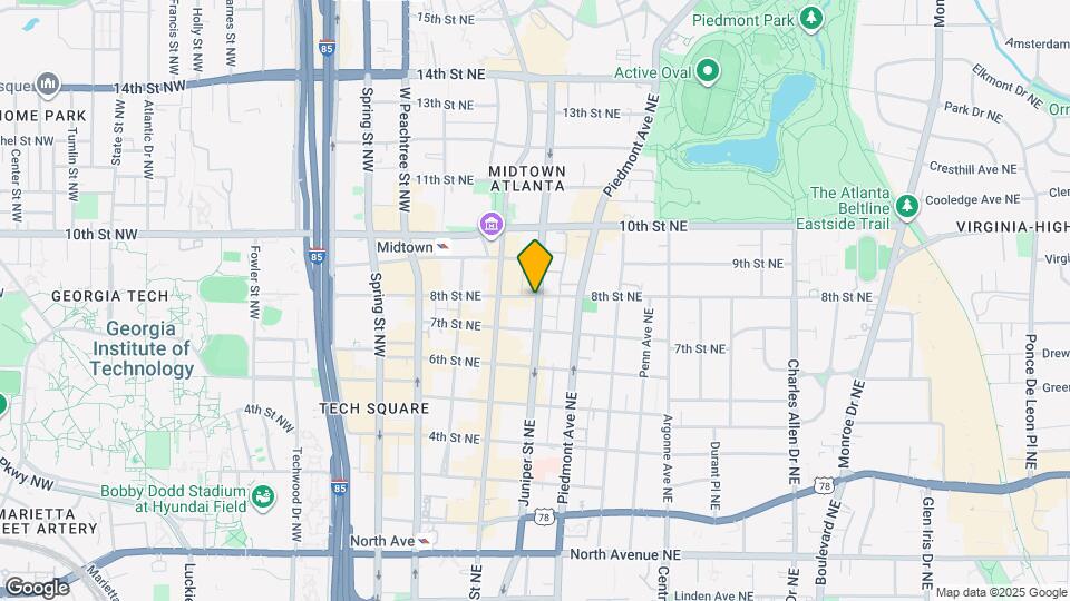 908 Juniper St NE Map and Location Details