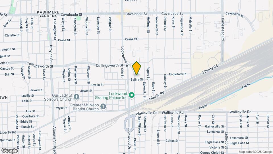 5504 Morwood St Map and Location Details