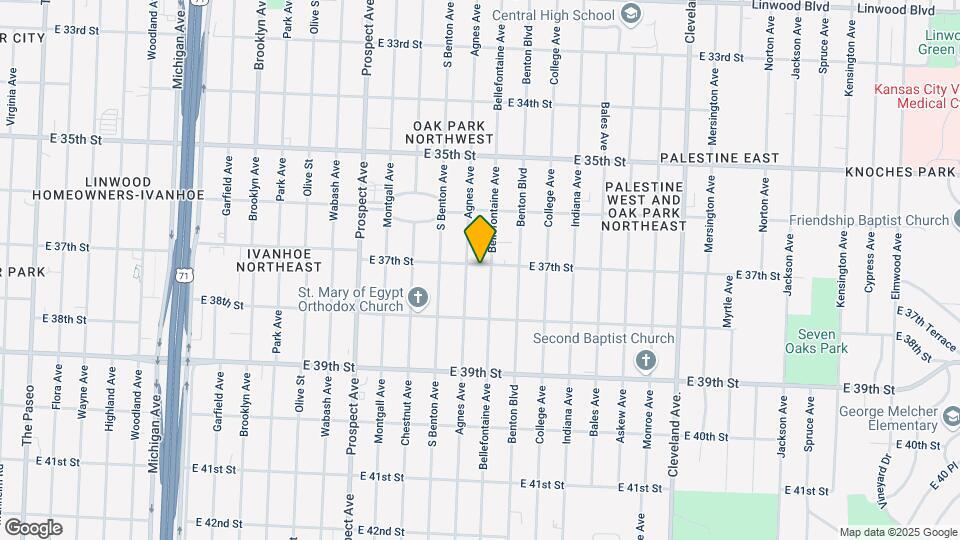 3011 E 37th St Map and Location Details