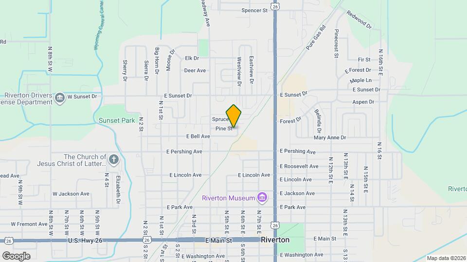 429 E Pine St Map and Location Details