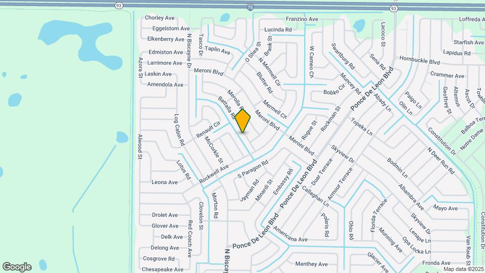 7433 Battalla Rd Map and Location Details