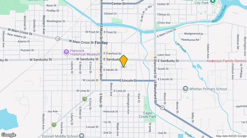 308 E Hardin St Map and Location Details