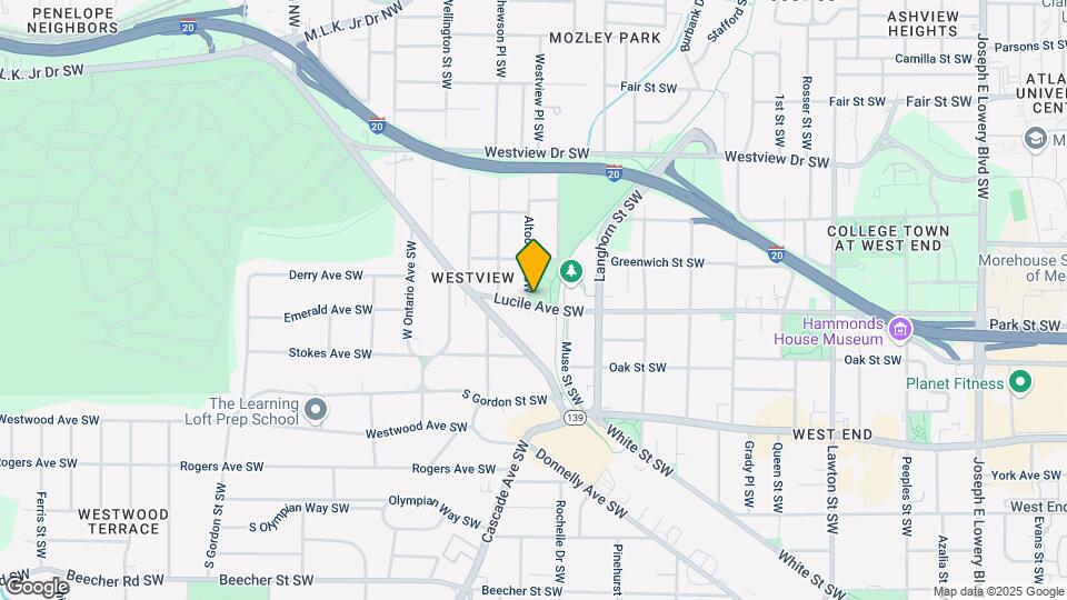 1445 Lucile Ave SW Map and Location Details
