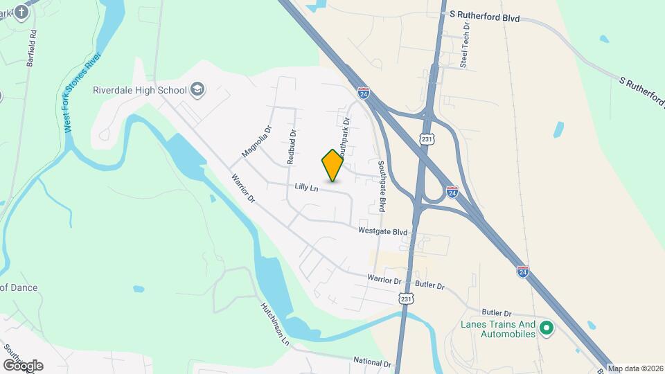 422 Lilly Ln Map and Location Details