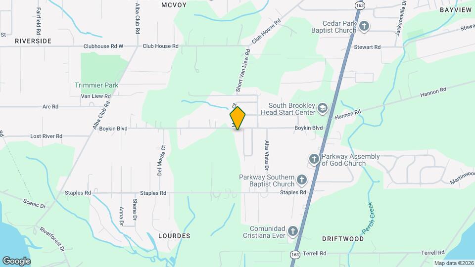 1905 Boykin Blvd Map and Location Details