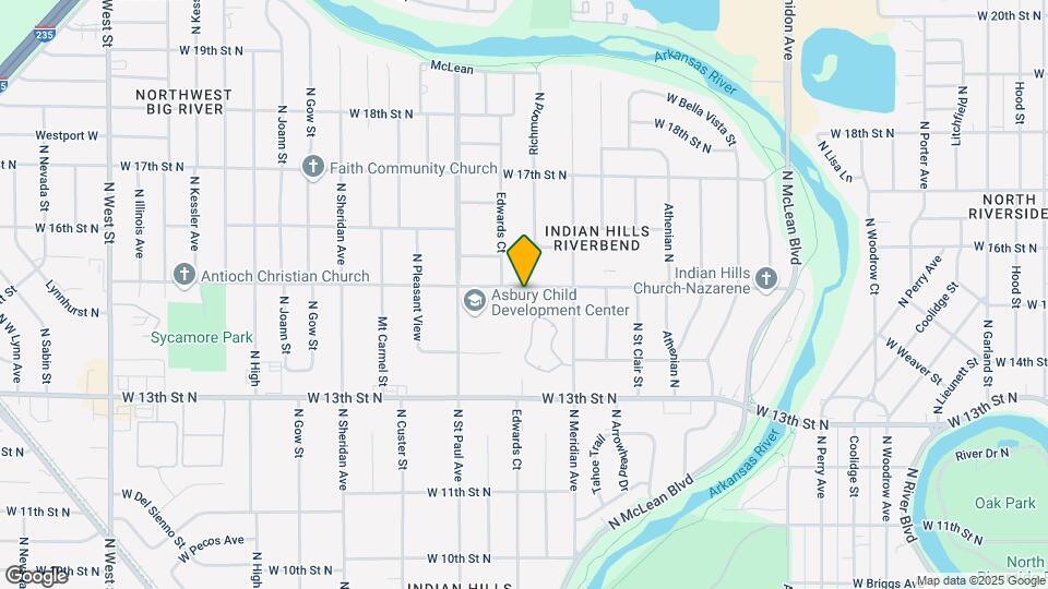 2619 W 15th St N Map and Location Details