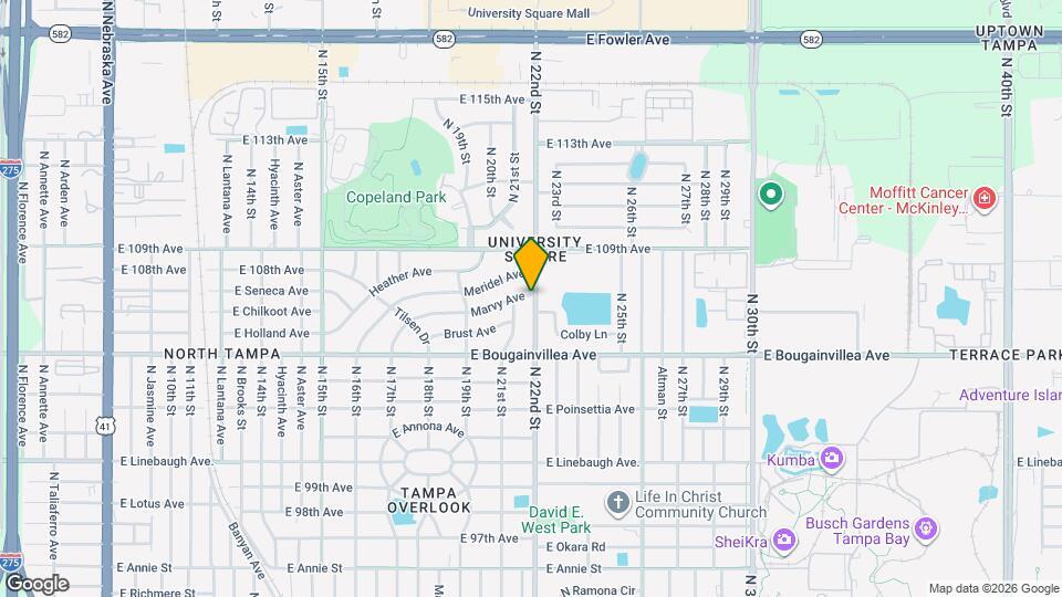 10420 N 22nd St Map and Location Details