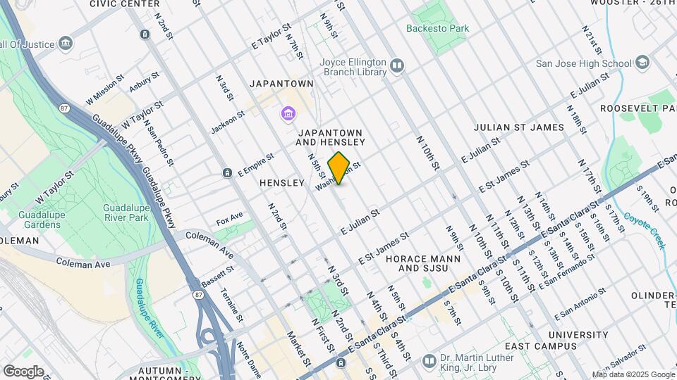 374 N 5th St Mapa y Detalles de la Ubicación