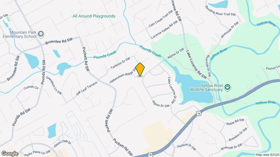 4807 Alpine Dr SW Map and Location Details