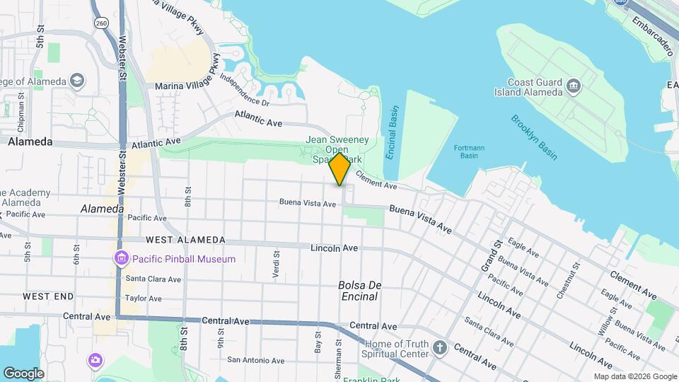 1817 Sherman St Map and Location Details