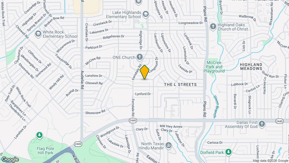 10302 Linkwood Dr Map and Location Details