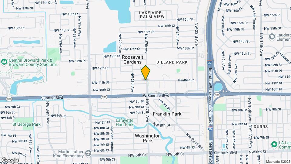 1051 NW 27th Ave-Unit -1 Map and Location Details