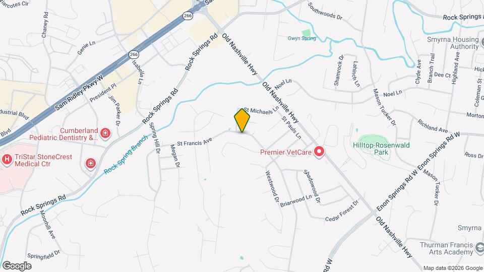 413 Saint Francis Ave Mapa y Detalles de la Ubicación