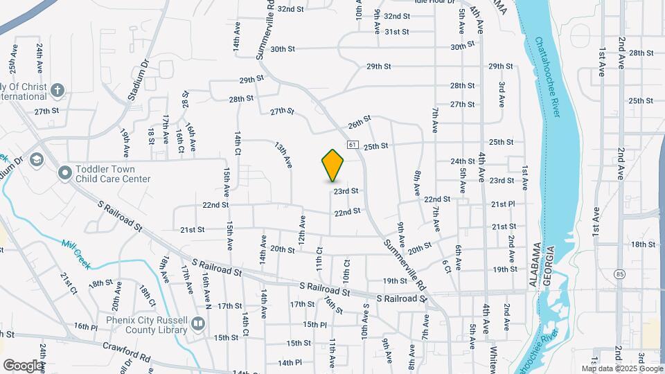 1014 23rd St Map and Location Details