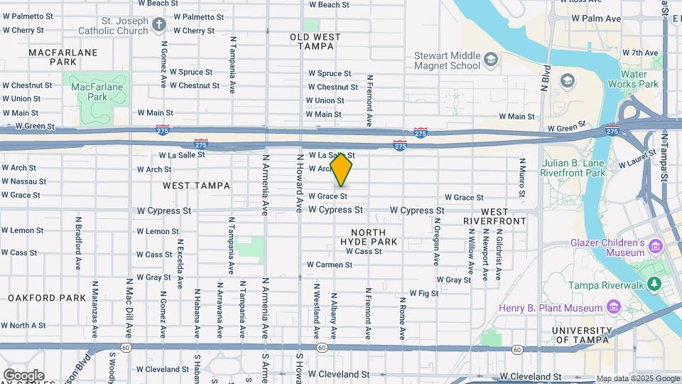 1919 W Grace St Map and Location Details