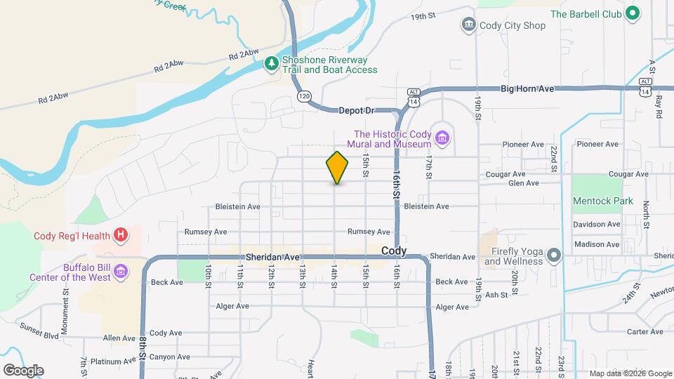 1402 Salsbury Ave Map and Location Details