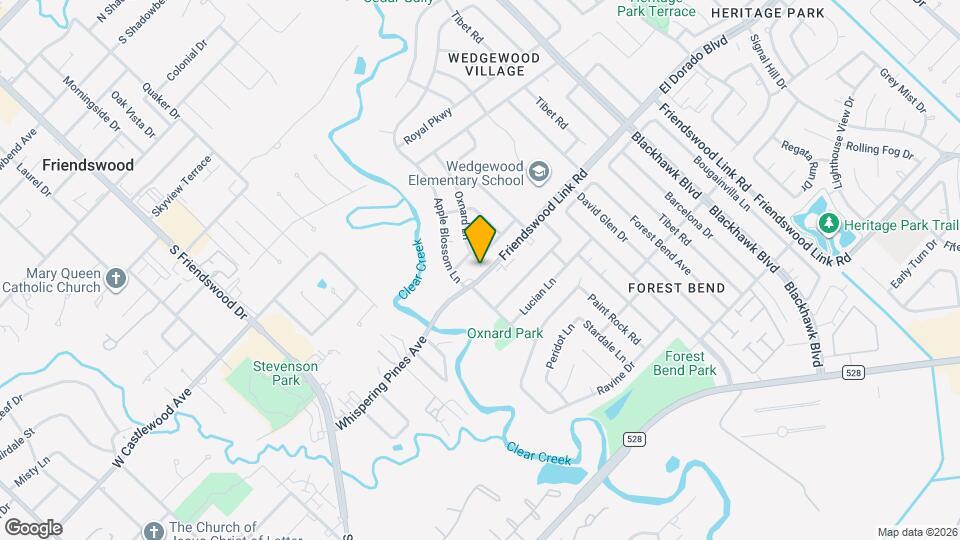 16510 Oxnard Ln Map and Location Details
