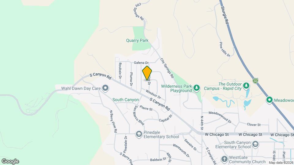 621 Bel Aire Dr Map and Location Details