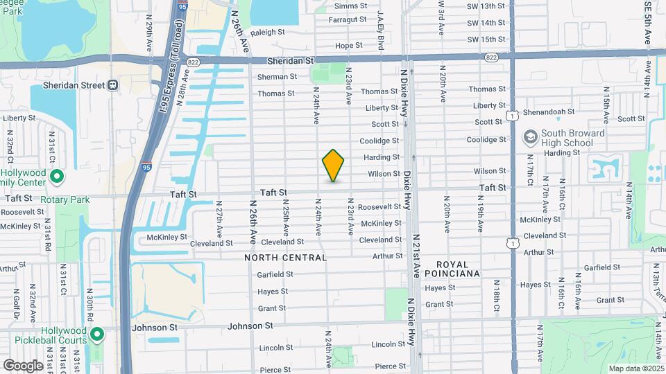 2325 Taft St Map and Location Details